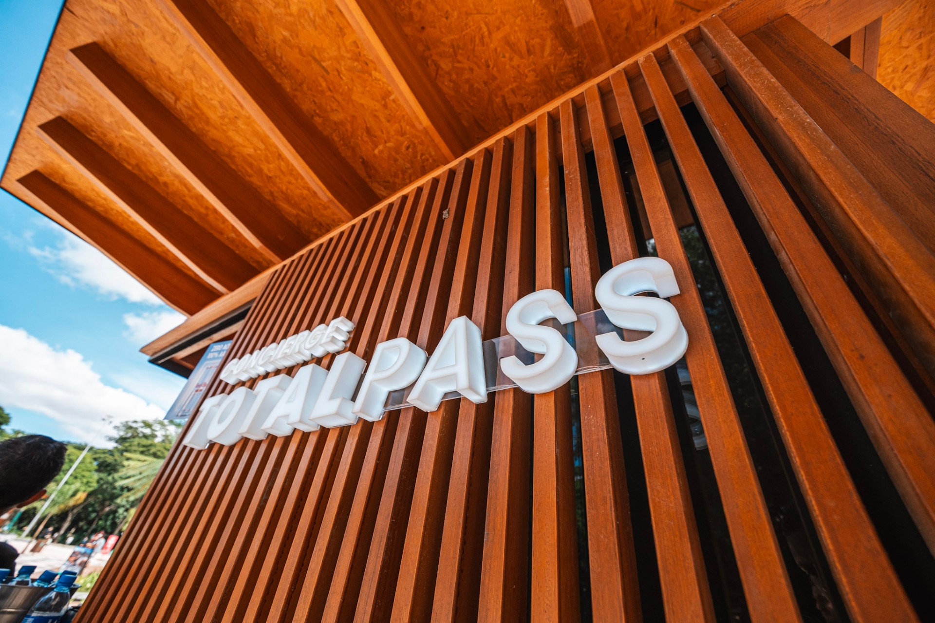 Testeira do Quiosque Concierge TotalPass