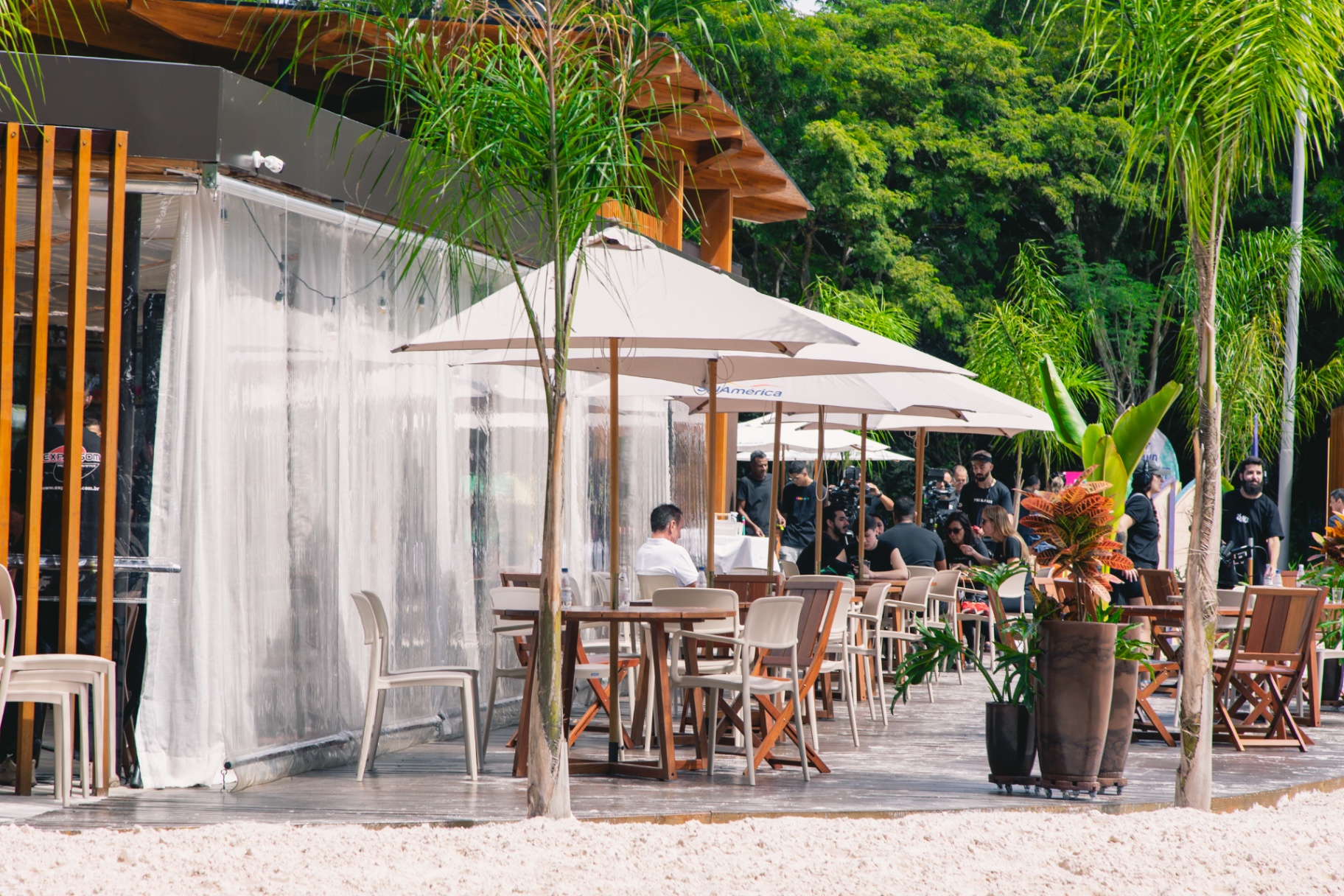 SulAmérica Lounge · deck externo